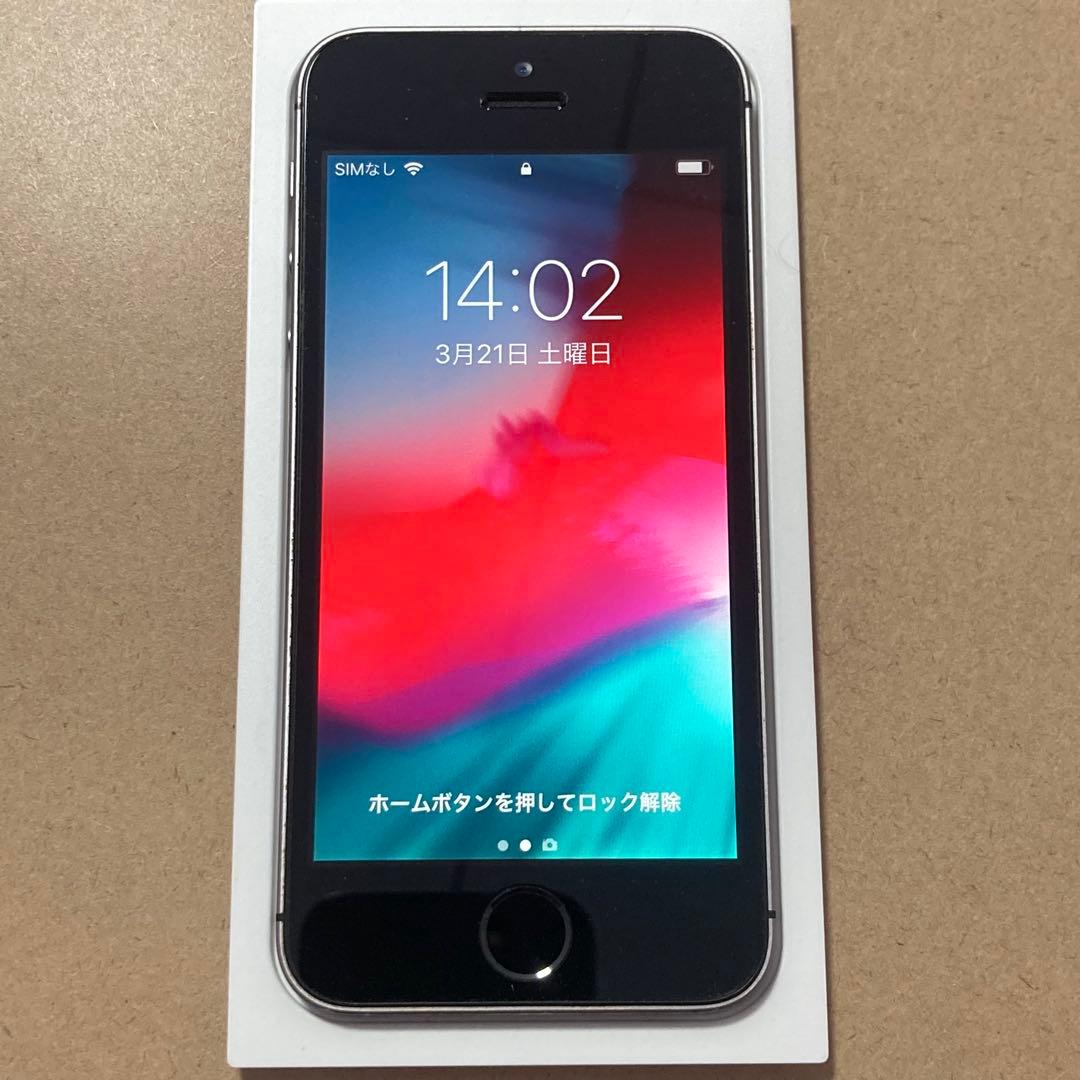 状態良好 64GB iPhone SE 初代 スペースグレー