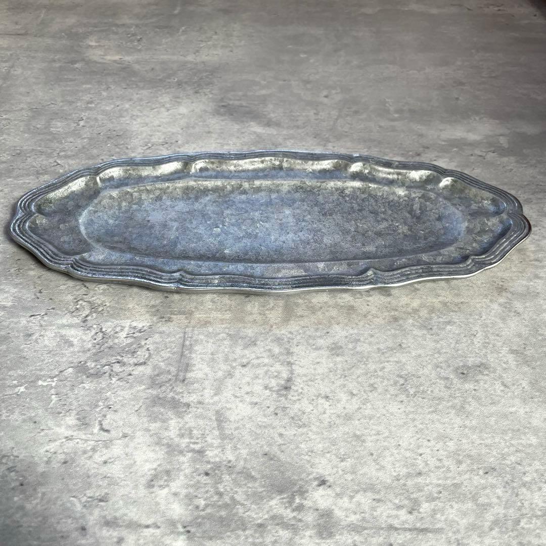 未使用　コフェ　花リム　ポワソン　30cm プレート　CO+FE cofe B