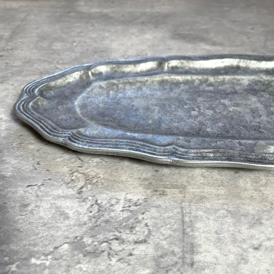 未使用　コフェ　花リム　ポワソン　30cm プレート　CO+FE cofe B