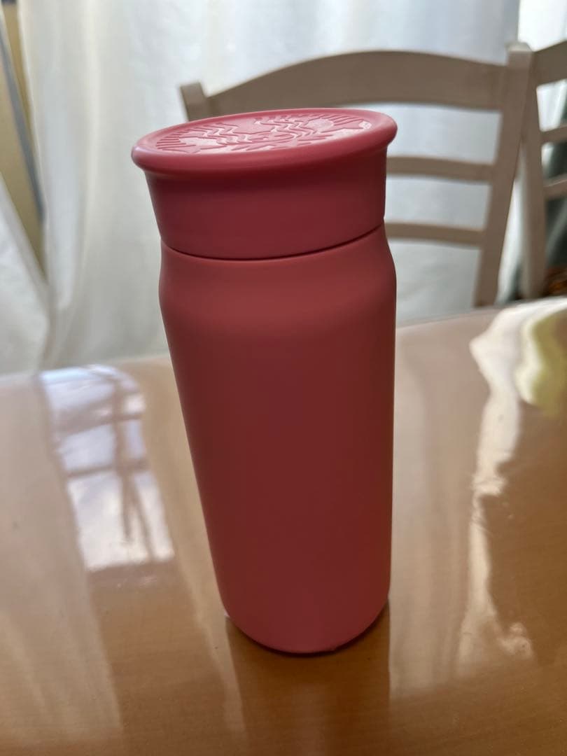 スターバックス　ステンレスミニボトルマットピンク355ml 水筒　タンブラー