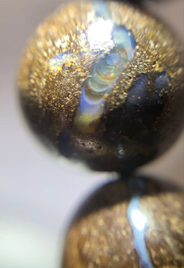 ボルダーオパール　ブレスレット　グラデーション