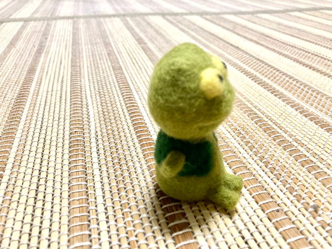 カエル　　羊毛フェルト
