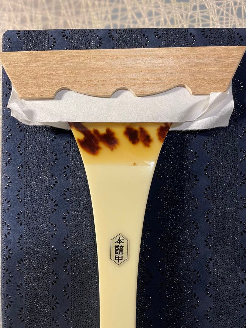 三味線 撥 本鼈甲 ケース付