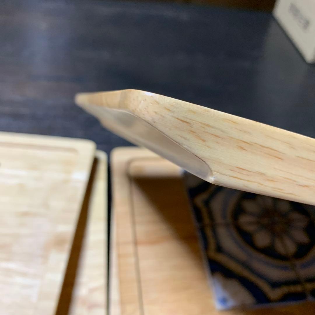 タイル　木製トレー　ハンドメイドに