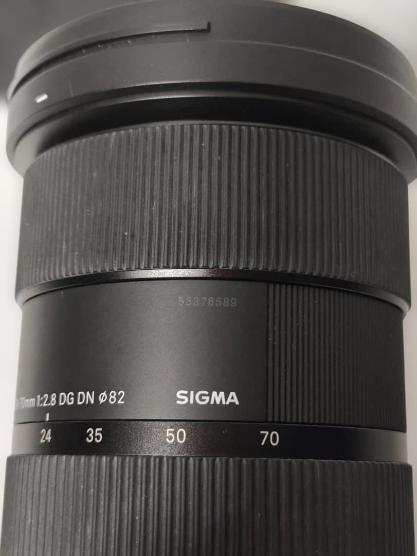 SIGMA 24-70mm F2.8 DG DN レンズ　SONY用