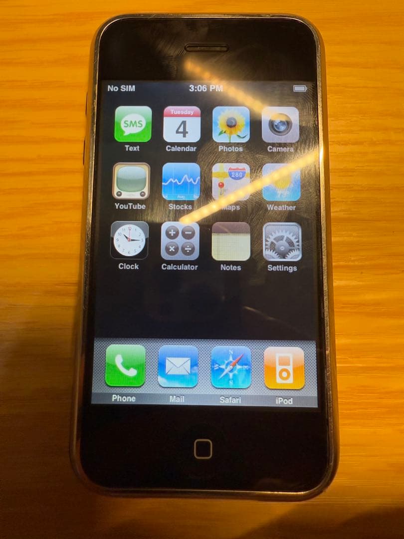 iPhone 2G 極美品 日本未発売　8GB 初代iPhone　A1203