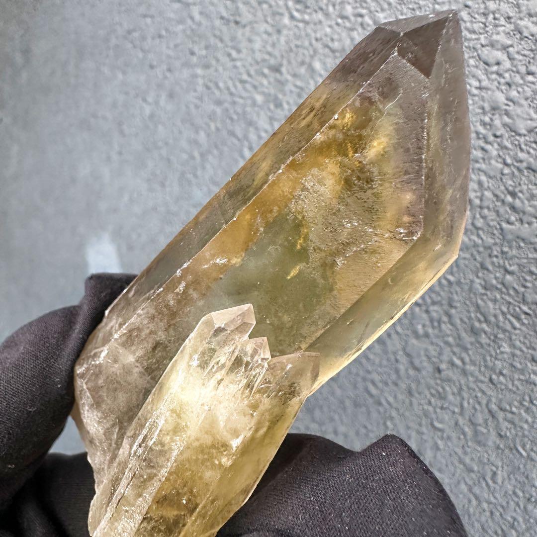 【開運·魔除 】爆アレ❗️ファントム☆スモーキーシトリン水晶 クラスターA1615