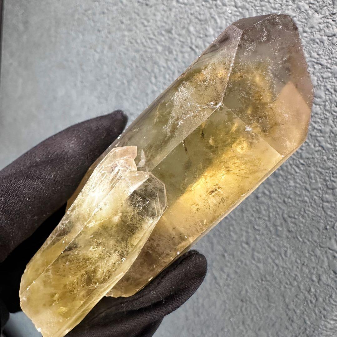 【開運·魔除 】爆アレ❗️ファントム☆スモーキーシトリン水晶 クラスターA1615