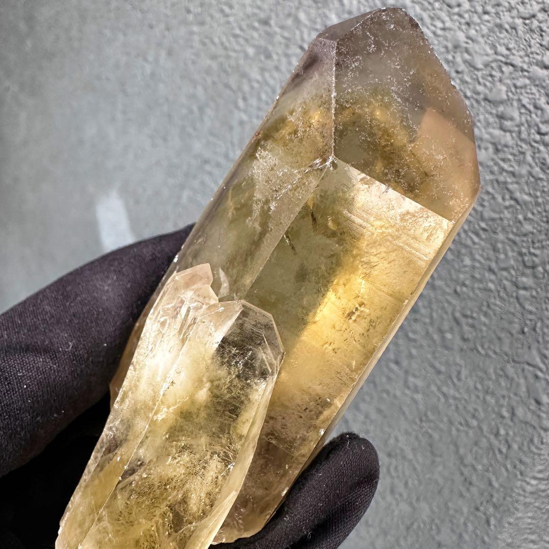 【開運·魔除 】爆アレ❗️ファントム☆スモーキーシトリン水晶 クラスターA1615