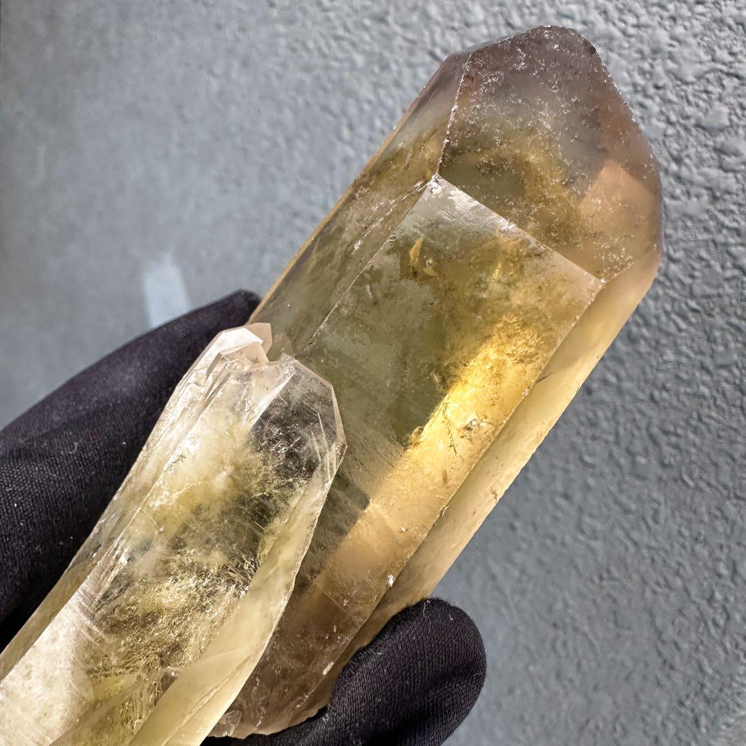 【開運·魔除 】爆アレ❗️ファントム☆スモーキーシトリン水晶 クラスターA1615