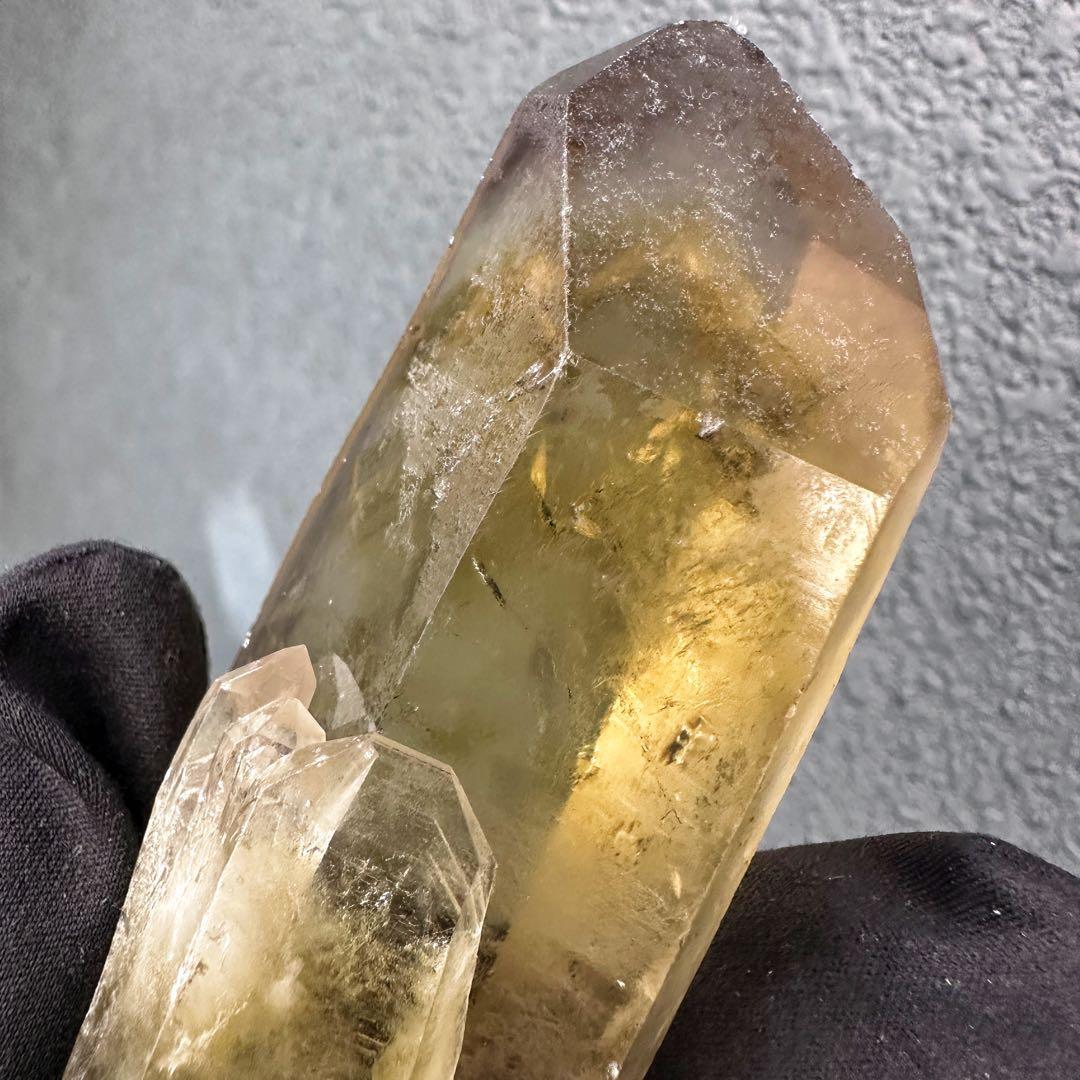 【開運·魔除 】爆アレ❗️ファントム☆スモーキーシトリン水晶 クラスターA1615