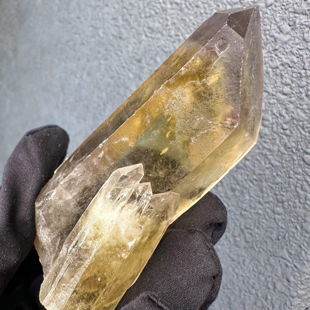 【開運·魔除 】爆アレ❗️ファントム☆スモーキーシトリン水晶 クラスターA1615
