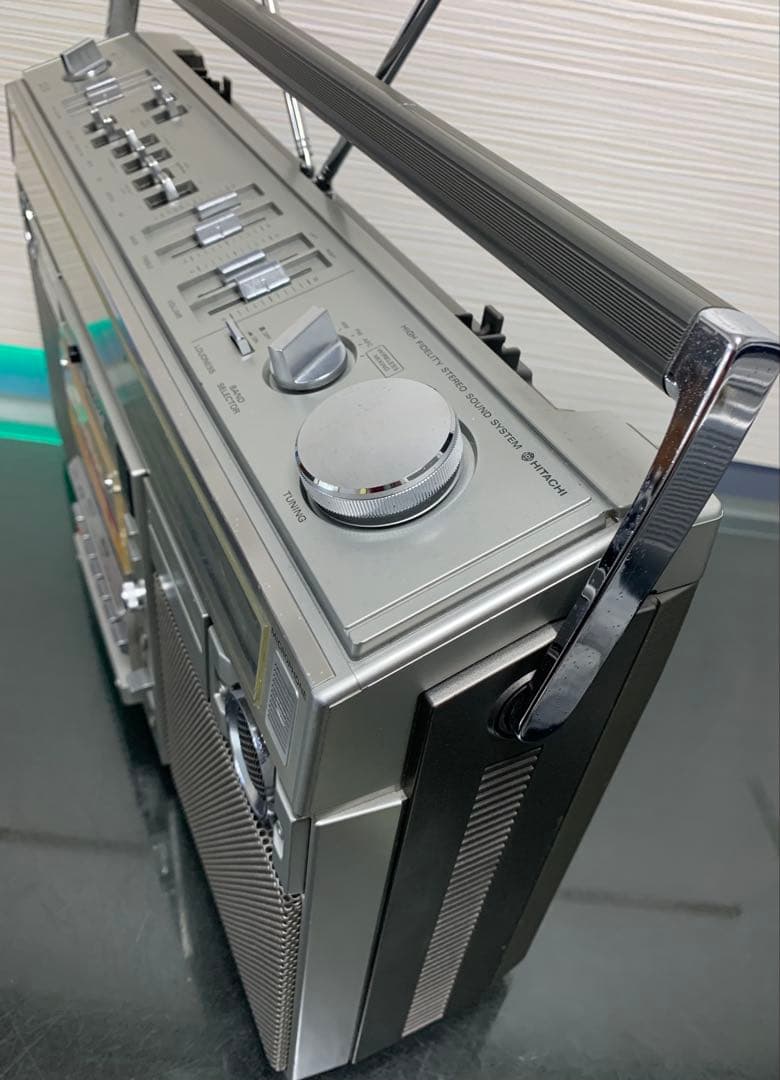 動作品HITACHI 日立PERDISCO TRK-8290 ラジカセ ラジオ