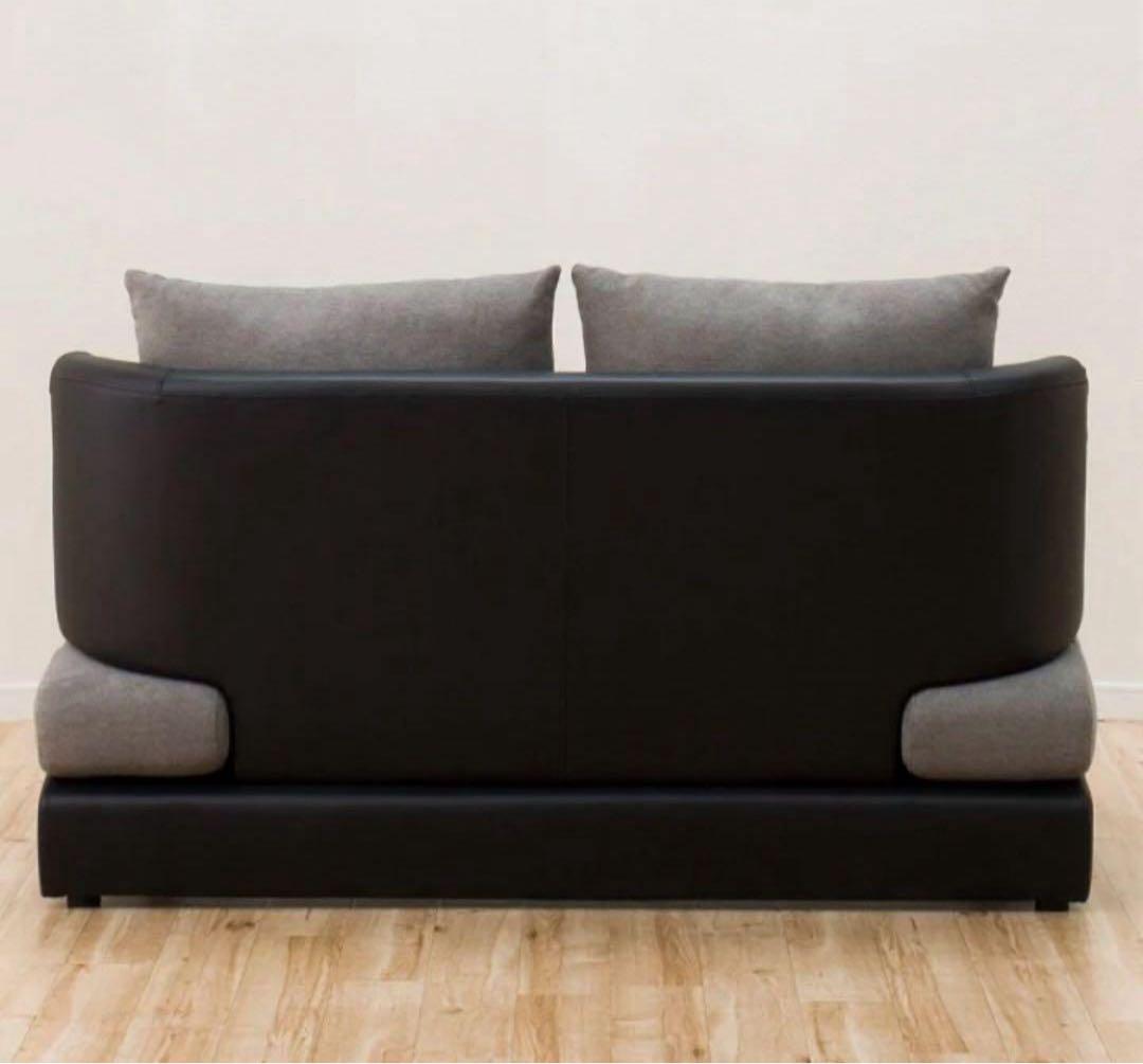 ニトリ 2人用 布張りソファ ポーション2KD GY