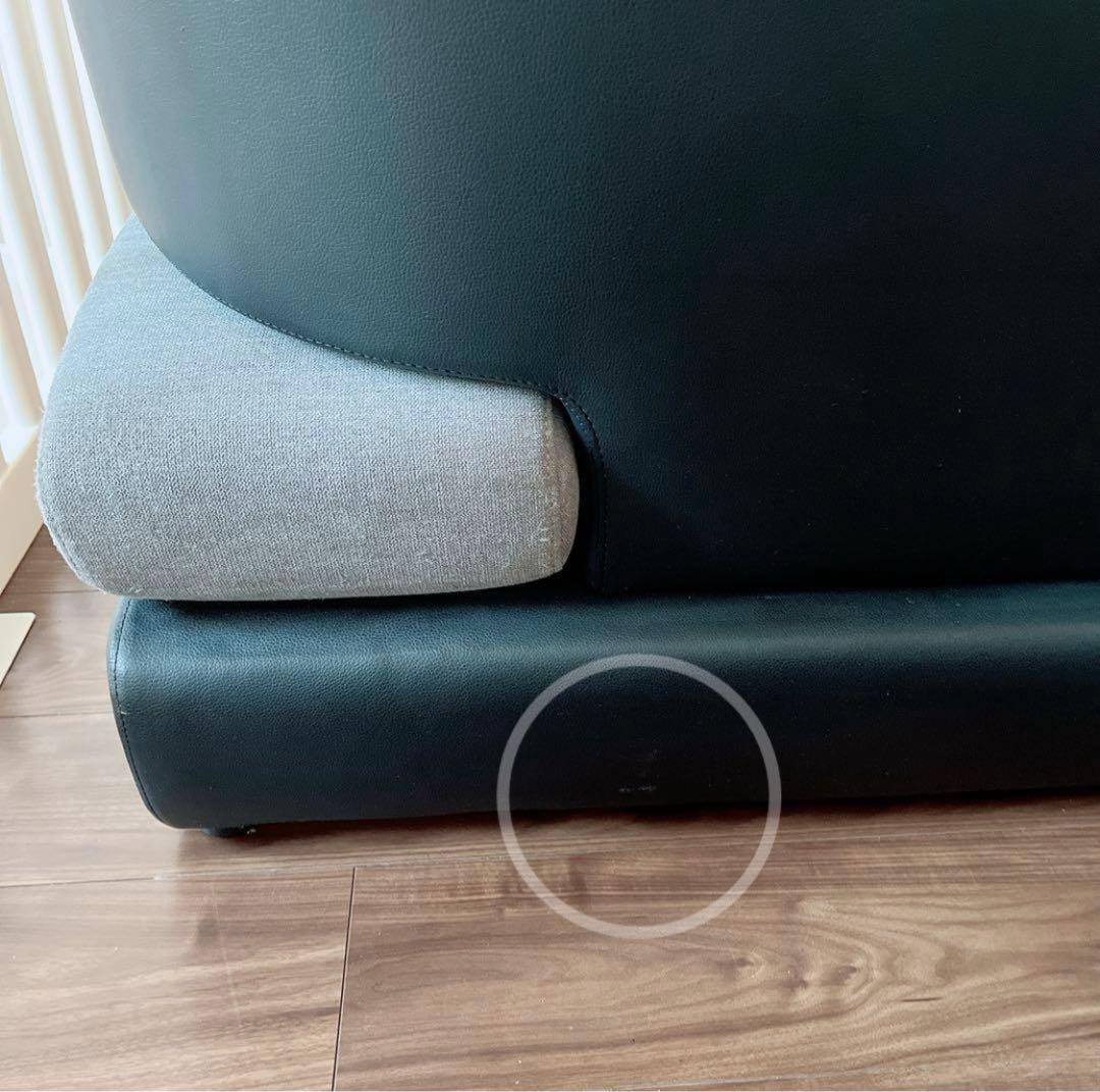 ニトリ 2人用 布張りソファ ポーション2KD GY