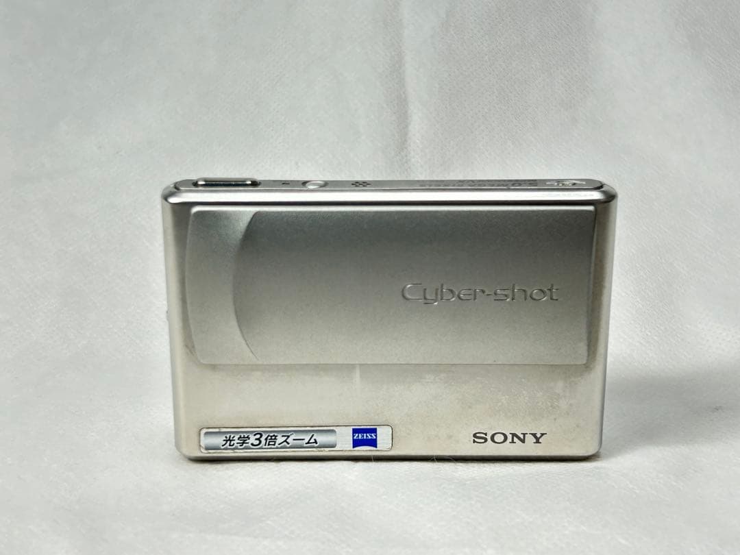 ★動作OK★ SONY Cyber-shot DSC-T1 シルバー コンデジ