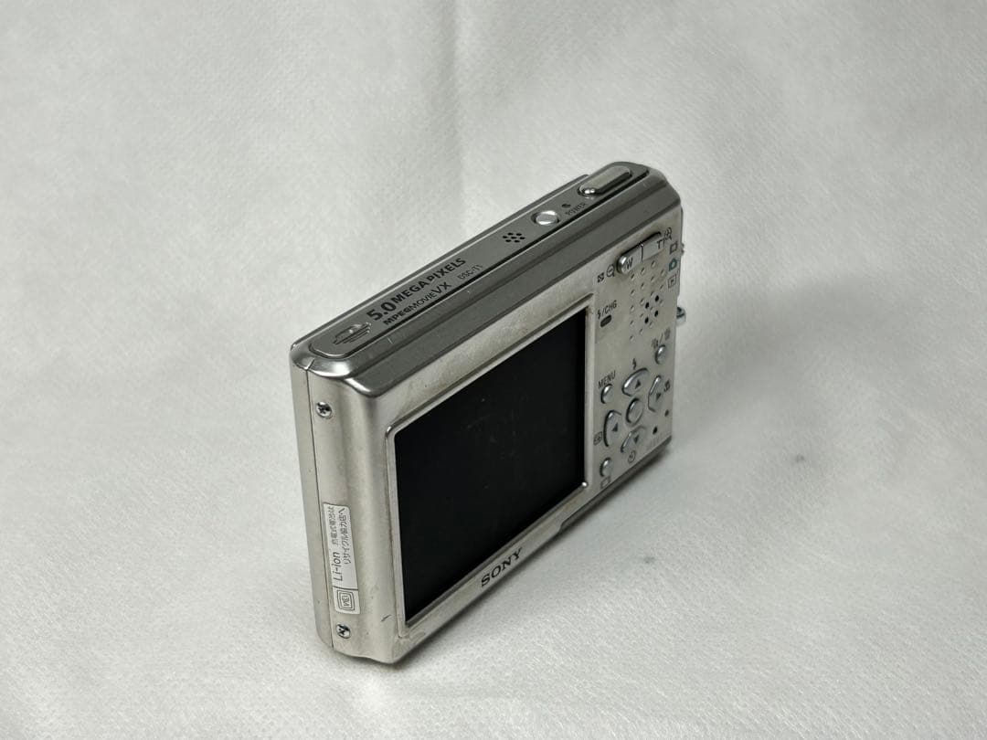 ★動作OK★ SONY Cyber-shot DSC-T1 シルバー コンデジ