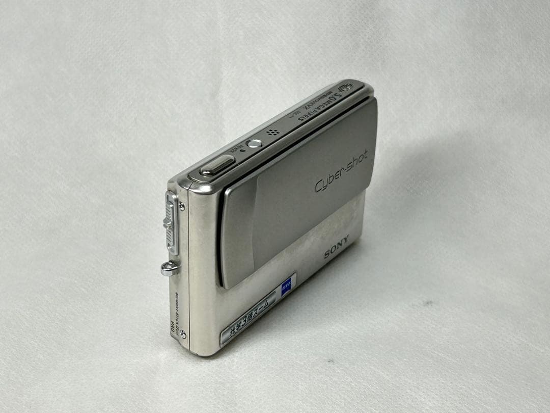 ★動作OK★ SONY Cyber-shot DSC-T1 シルバー コンデジ