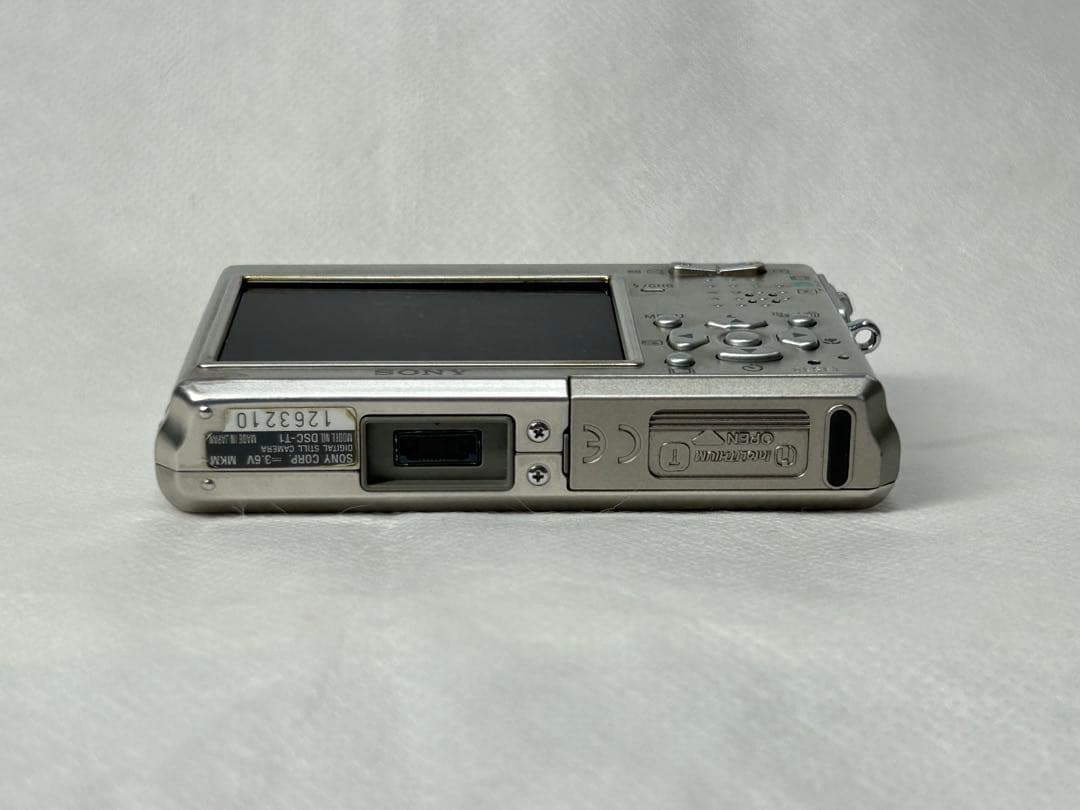 ★動作OK★ SONY Cyber-shot DSC-T1 シルバー コンデジ