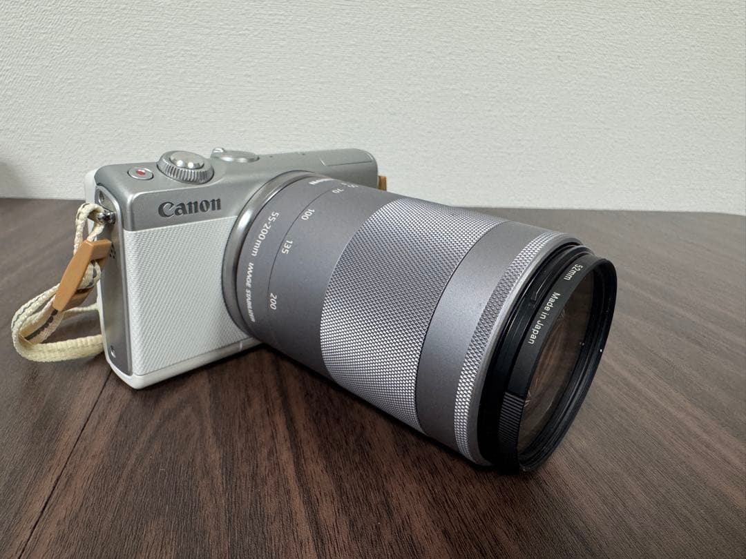 中森様用キャノン Canon EOS M100 ダブルズームキット ホワイト