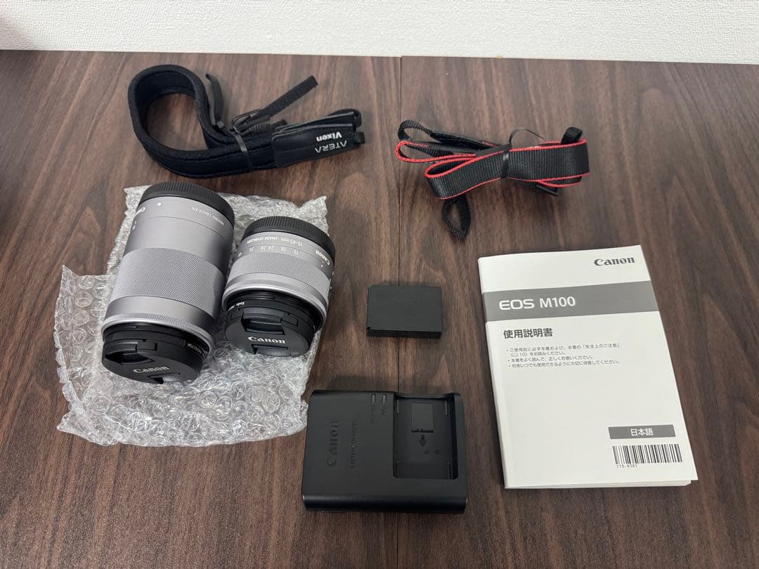 中森様用キャノン Canon EOS M100 ダブルズームキット ホワイト