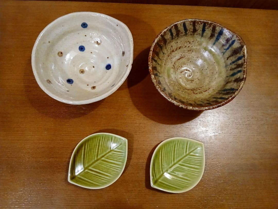 未使用　お茶漬けセット　急須　椀　小皿　セラミック