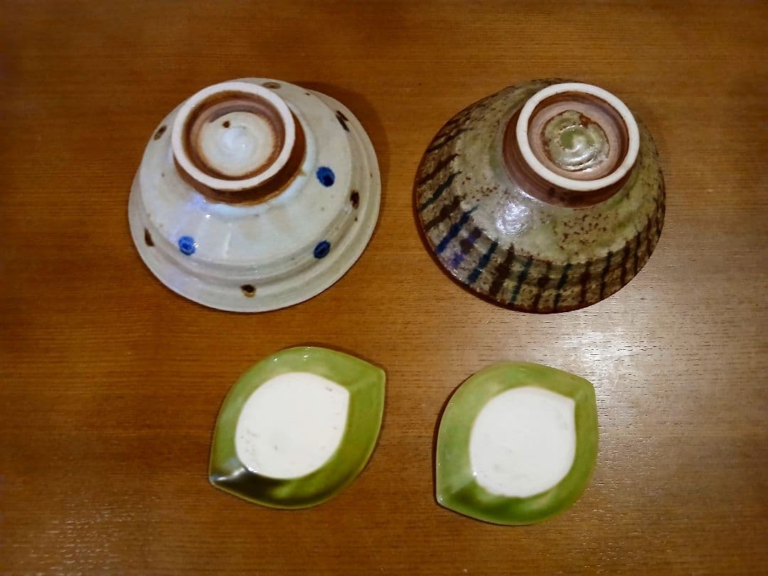 未使用　お茶漬けセット　急須　椀　小皿　セラミック