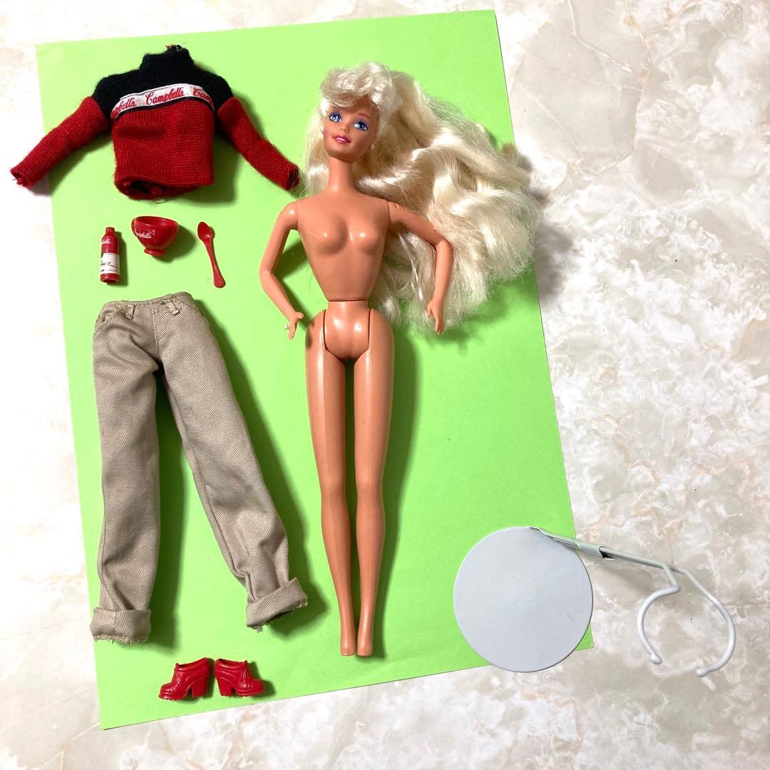 バービー　ボディは1990年代+ 服はキャンベル アルファベットスープ レア
