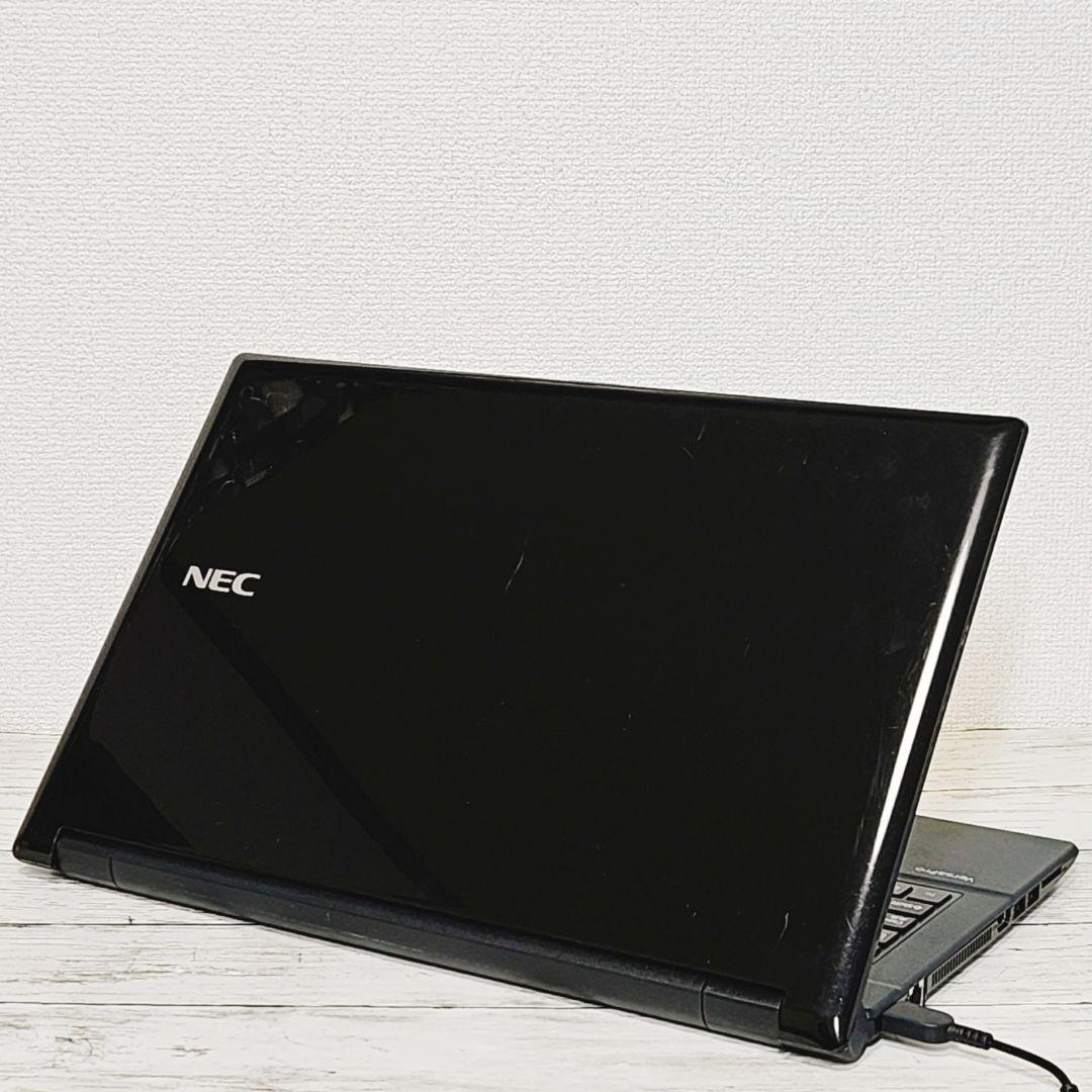 NEC 15型大画面ノートパソコン カメラ DVD テンキー付 バッテリー良好