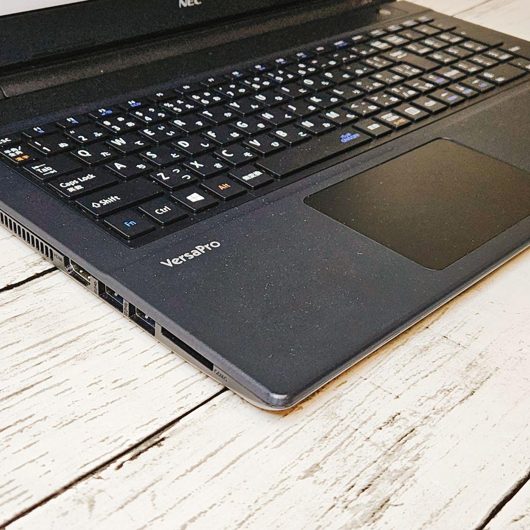 NEC 15型大画面ノートパソコン カメラ DVD テンキー付 バッテリー良好