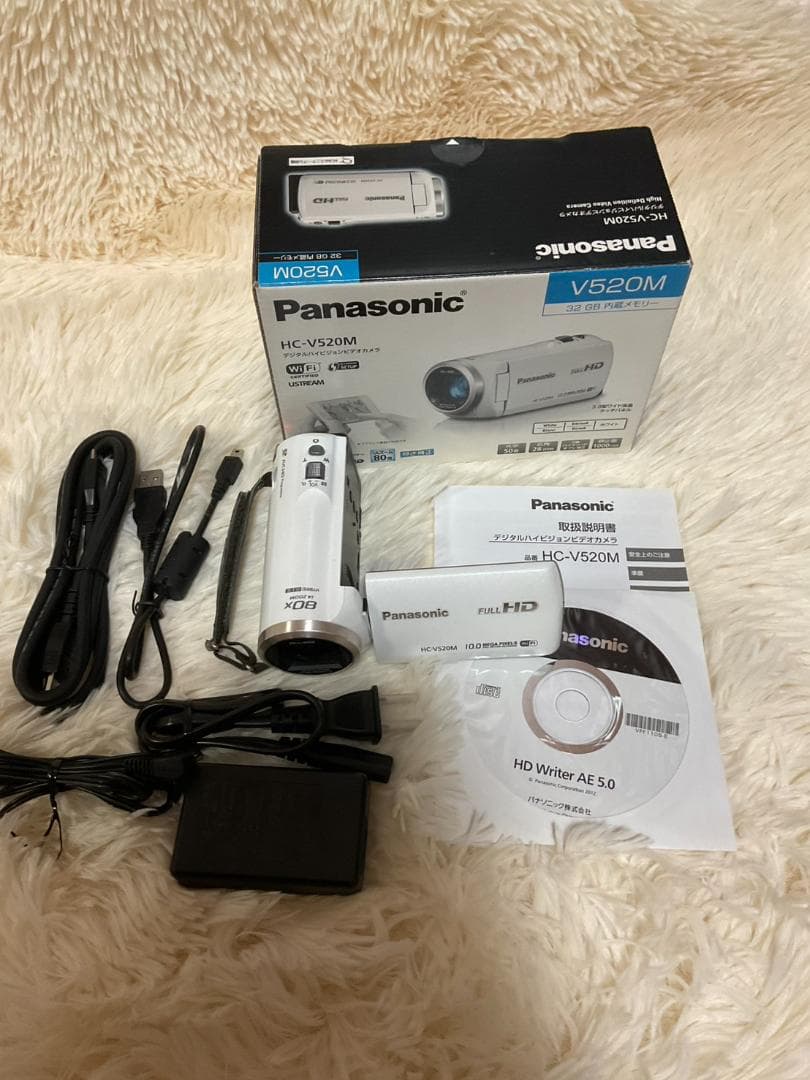 【簡易動作確認済】Panasonic HC-V520M ビデオカメラ 32GB