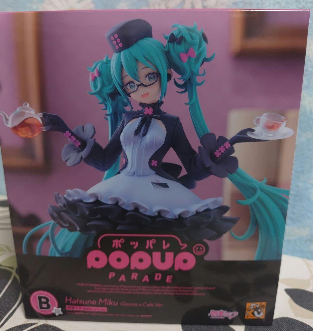 グッスマくじ 初音ミク ポッパレフィギュア＆ラバーマット＆アクスタ