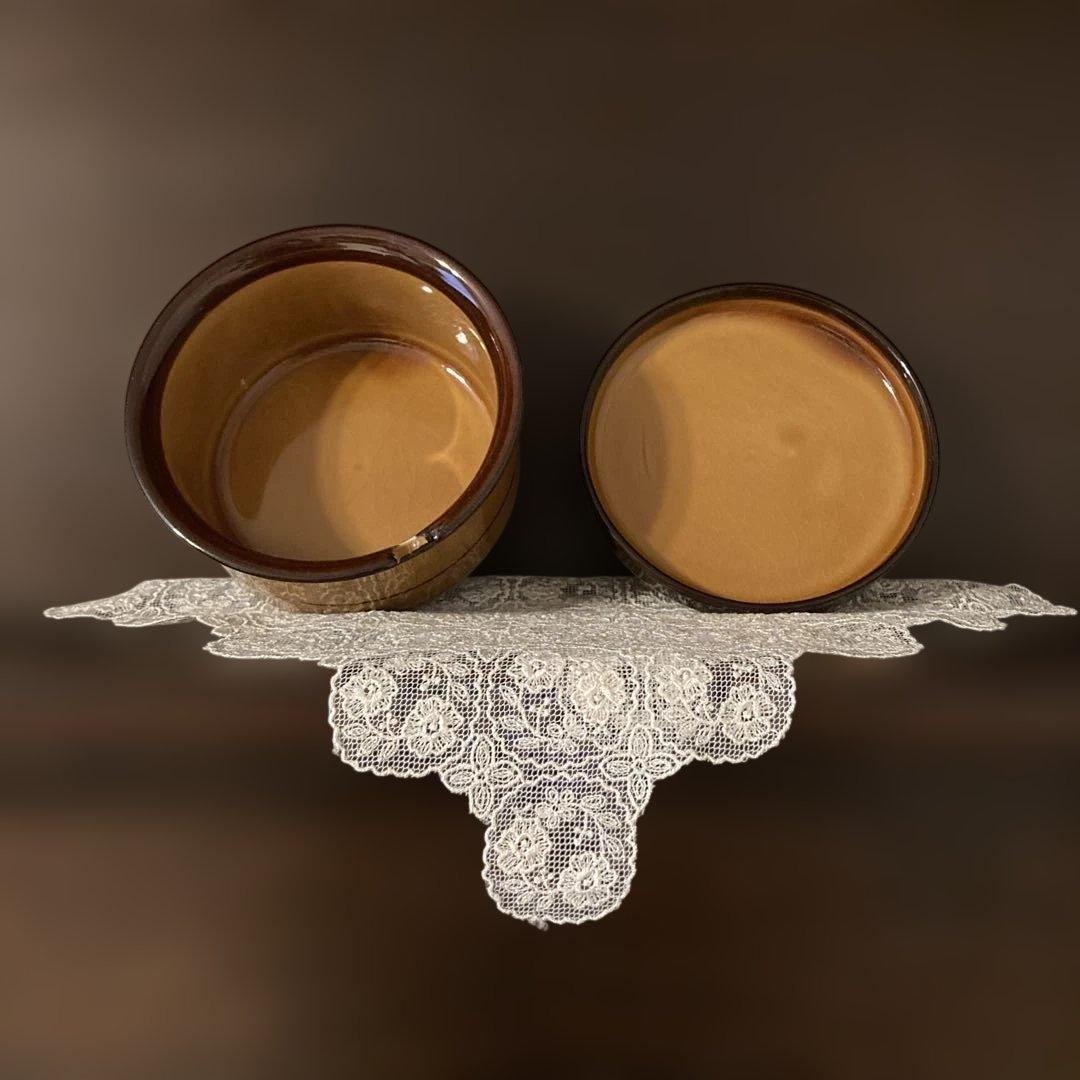 K.K.ノリタケ　お皿セット　飴色　レトロ