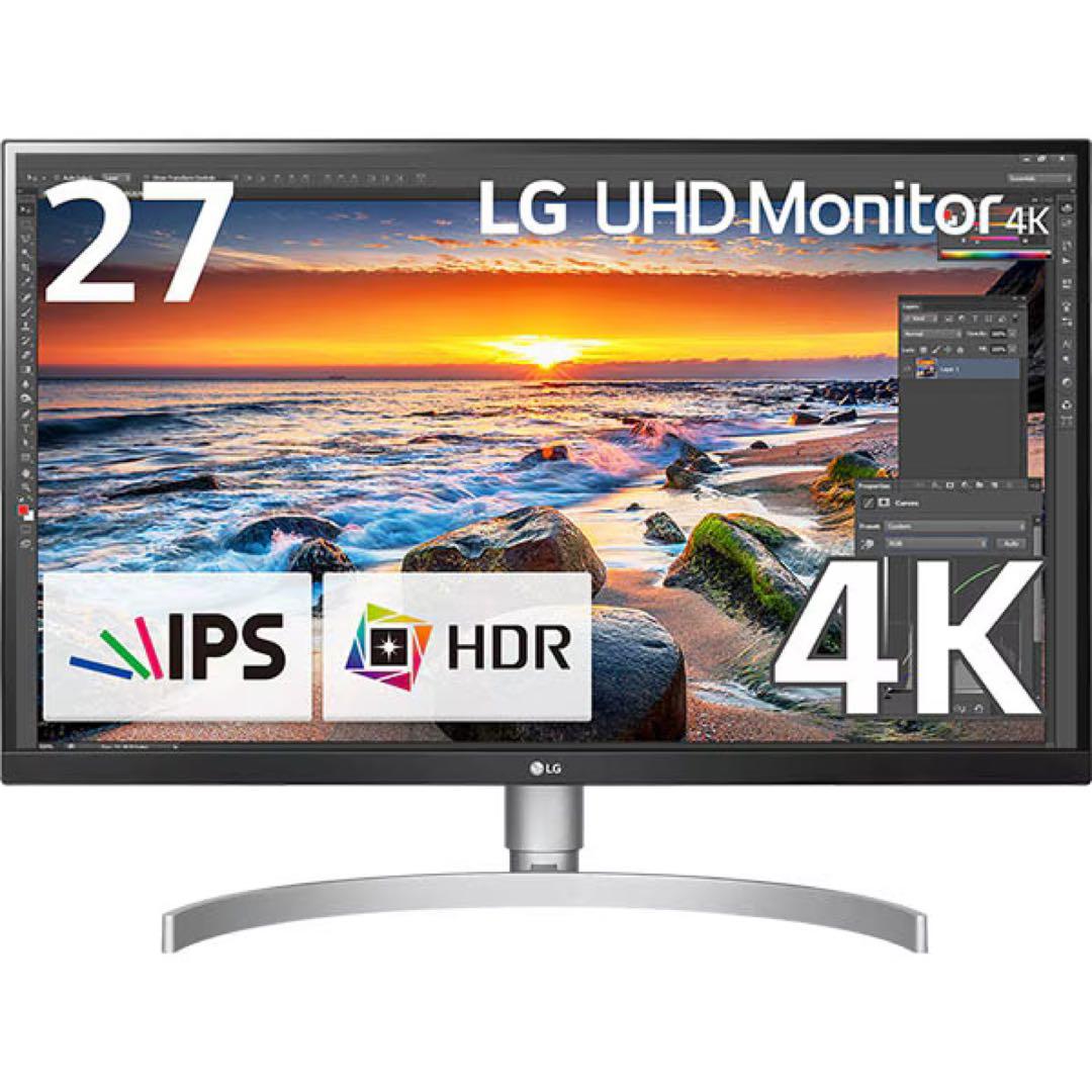 LG 27UK850-W 4Kモニター 27インチ