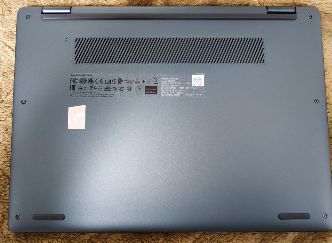 Lenovo Yoga6 gen8 Ryzen 7 7730U（16/512GB