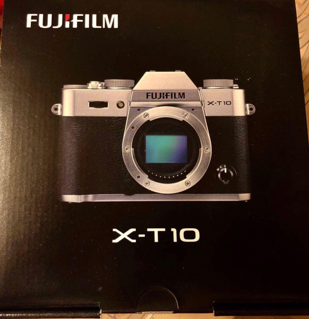 ★新品未開封★　FUJIFILM X-T10シルバー 純正ケース/バッテリー2本