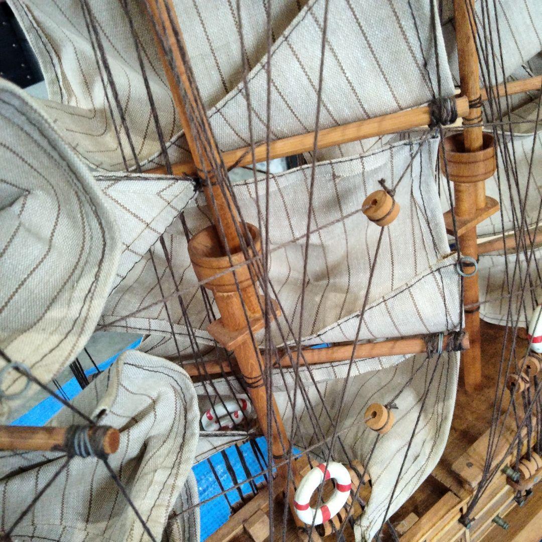 アンティーク　大型　帆船　模型　スパニッシュガレオン