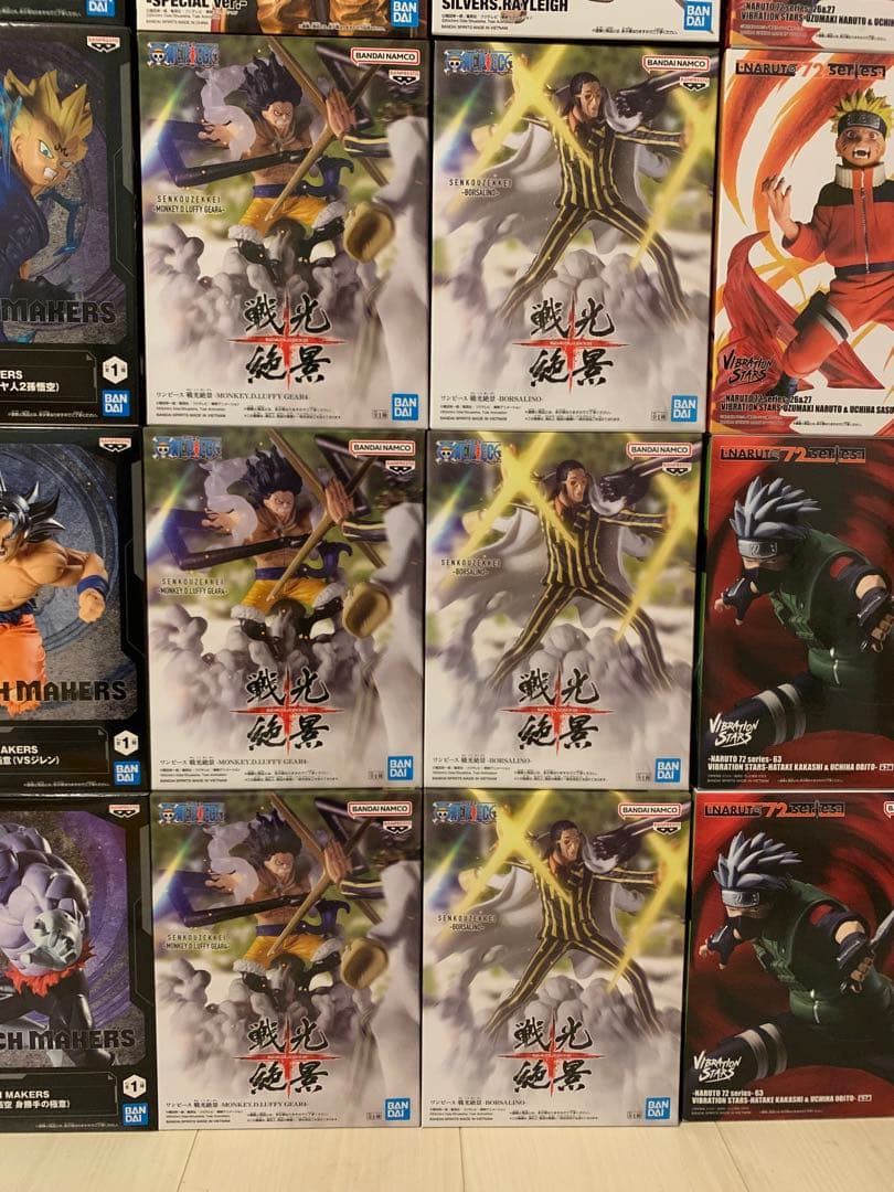 ドラゴンボール　ワンピース　NARUTO　フィギュア３６個セット