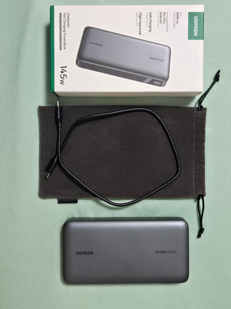 UGREENモバイルバッテリー145W