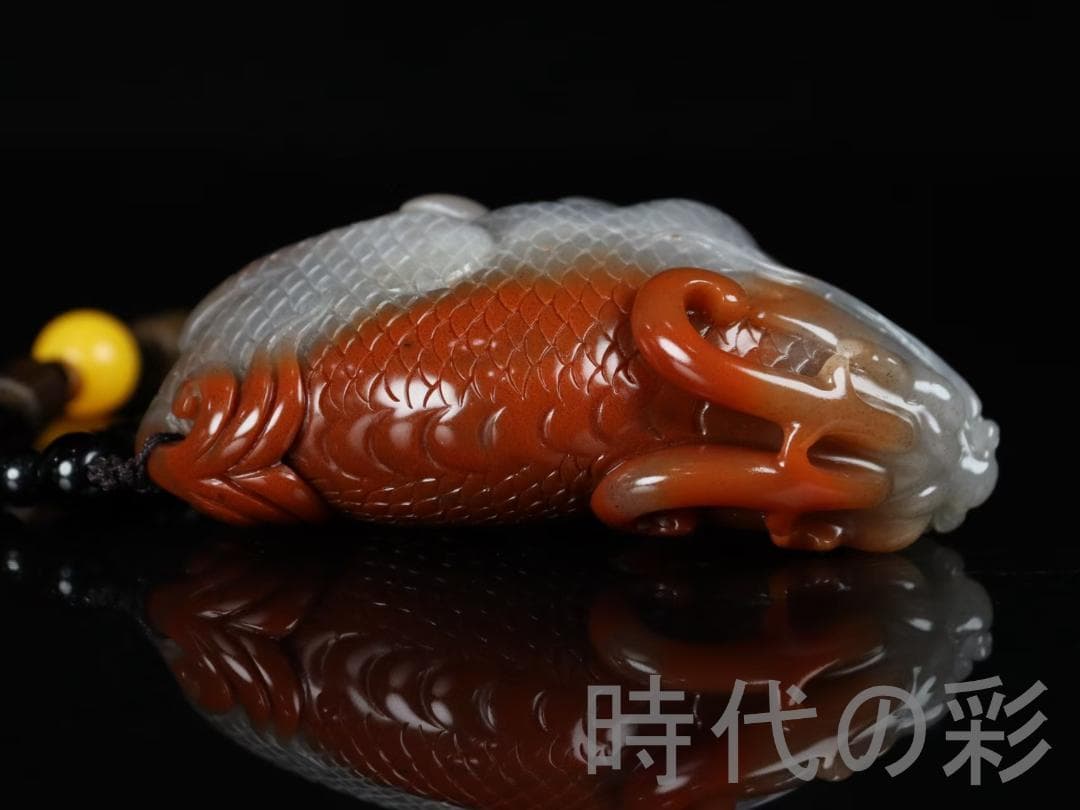 中国古美術【寿山石 瑞獣把件】瑞獣献福 密彫 手彫り 寿山石細作 在銘 賞石擺件