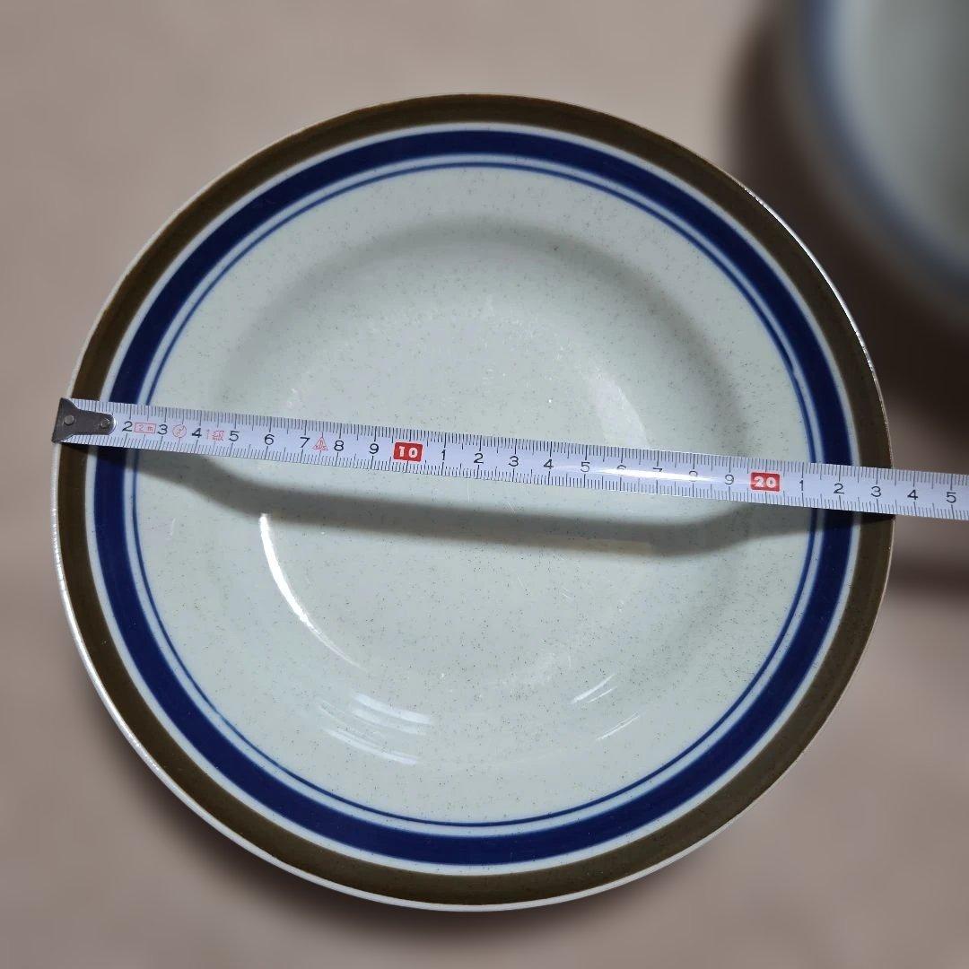 昭和レトロヴィンテージ「 Stoneware」皿 4枚