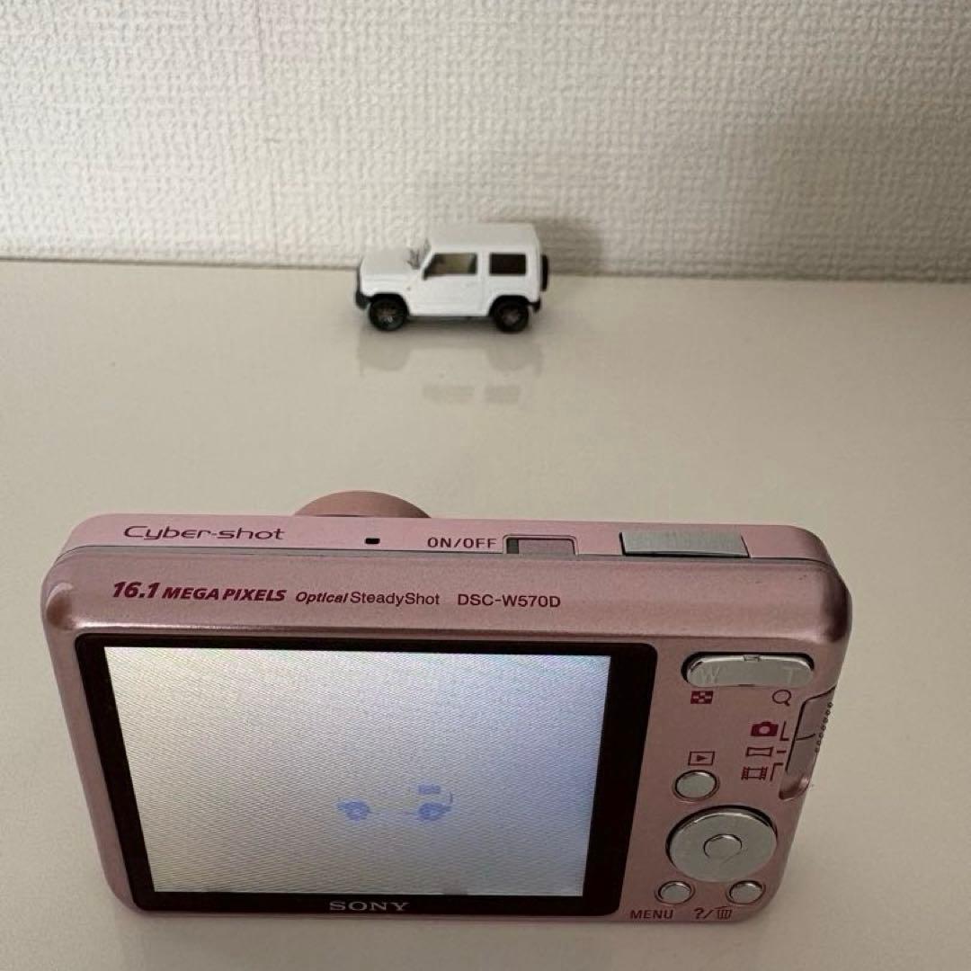 【動作確認済・美品・レア物】SONY DSC-W570D ピンク