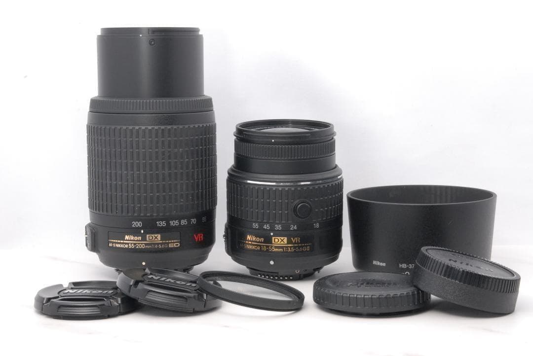 【美品】ニコン Nikon D3100 ダブルレンズ一眼レフカメラ