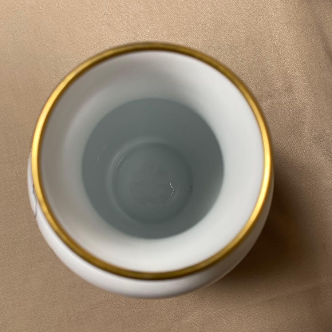 【美品】大倉陶園 金蝕葡萄柄 花瓶・花器・フラワーベース