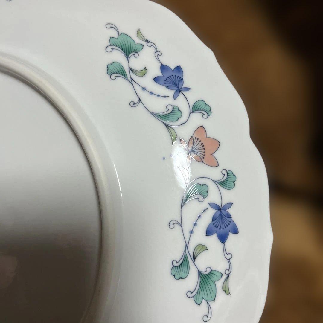 ★激レア★三洋陶器 美濃焼 龍峰窯 金七宝32大皿 和食器 金縁 青地 新品