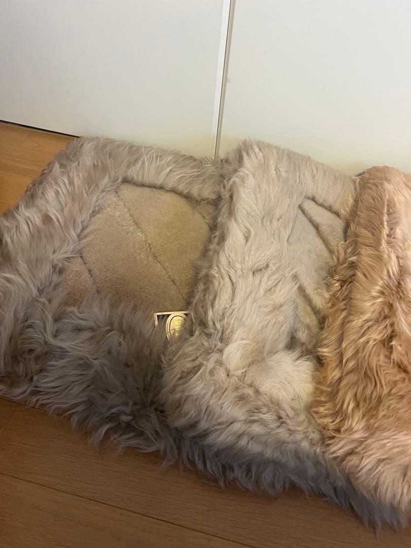 新品 FUR MOND SELKON ムートン シートクッション4点セット