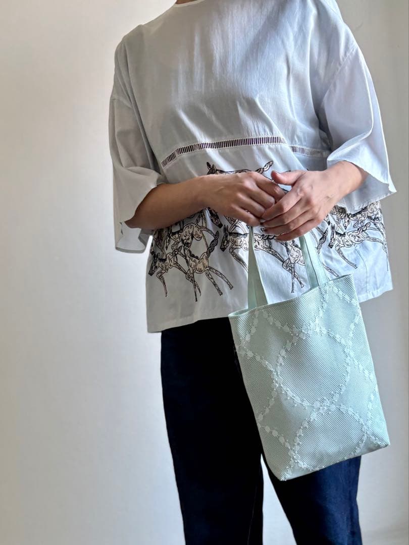 ミナペルホネン生地使用 ✳︎ tambourineトートバッグB