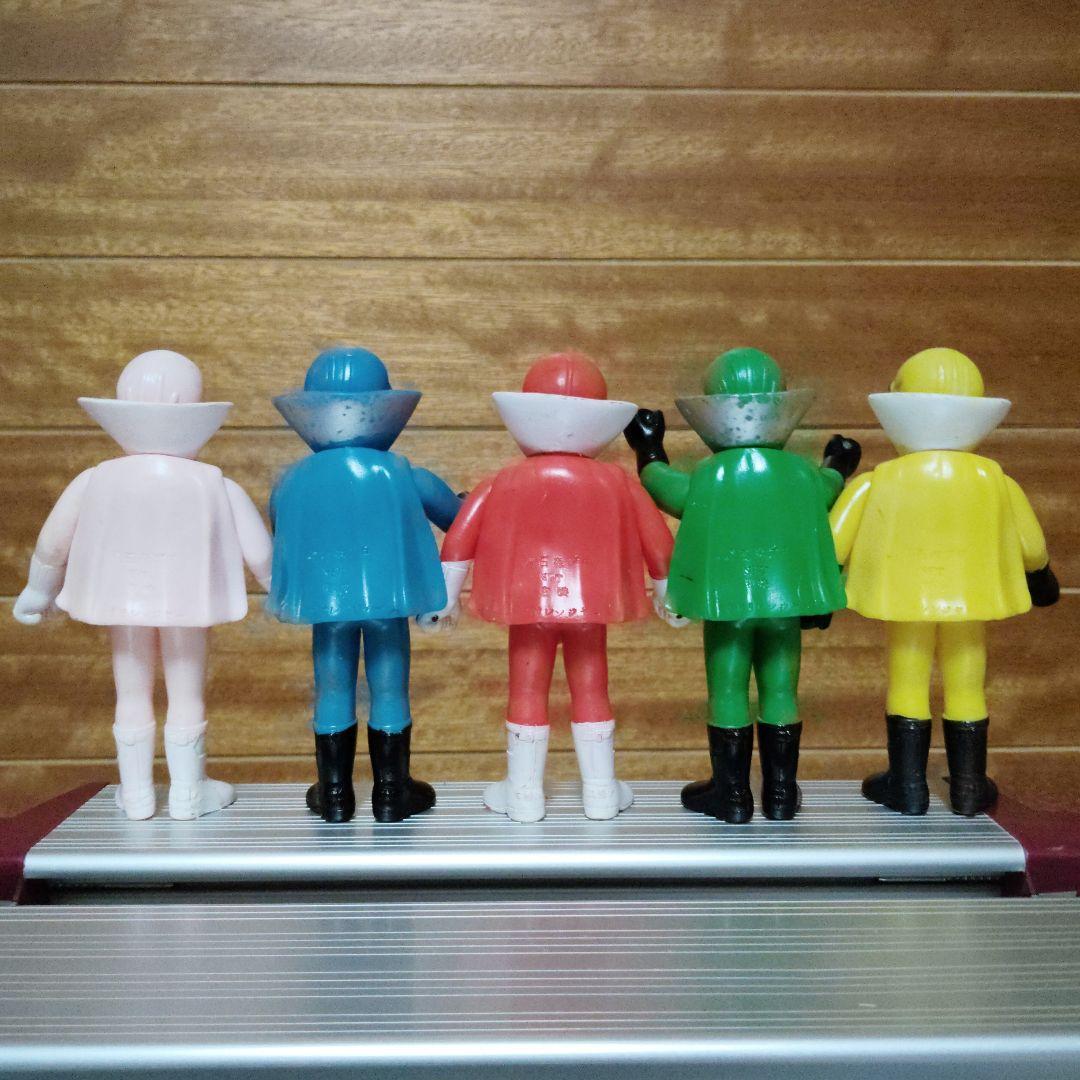 大大ベース【貴重】秘密戦隊ゴレンジャー　フィギュア 5体セット当時物