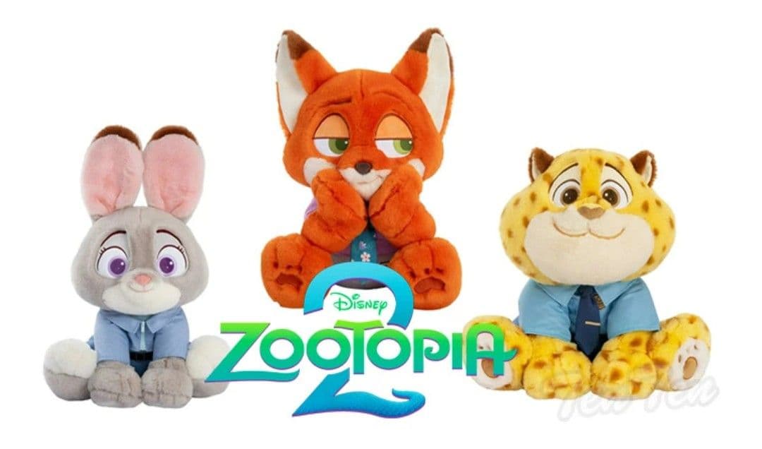 ズートピア2 特大ぬいぐるみ　ディズニー　コストコ　ブランケット付き 3体セット