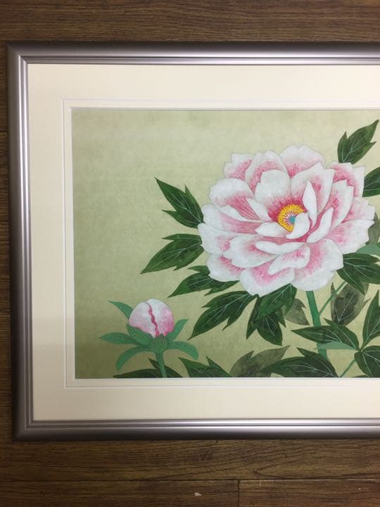 日本画手がき肉筆画(真筆)6号半田渓水 渓水作品激安も超激安